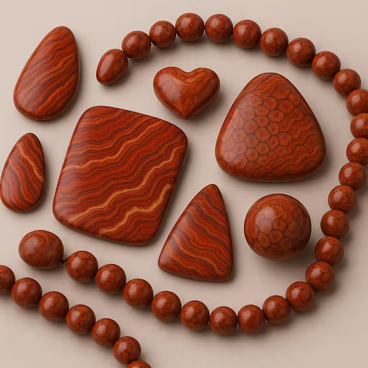 polished snakeskin jasper