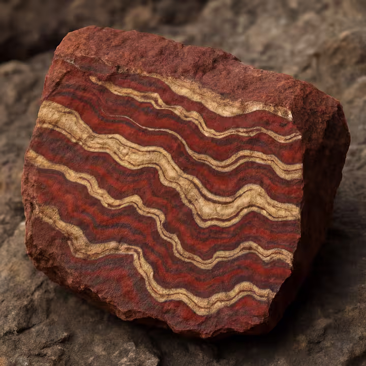 snakeskin jasper specimen